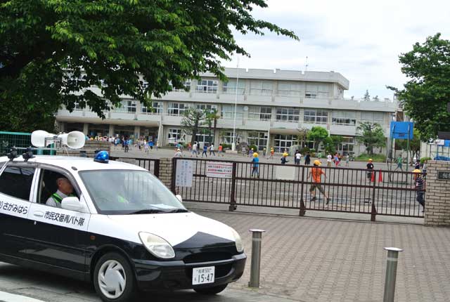 青パト防犯活動